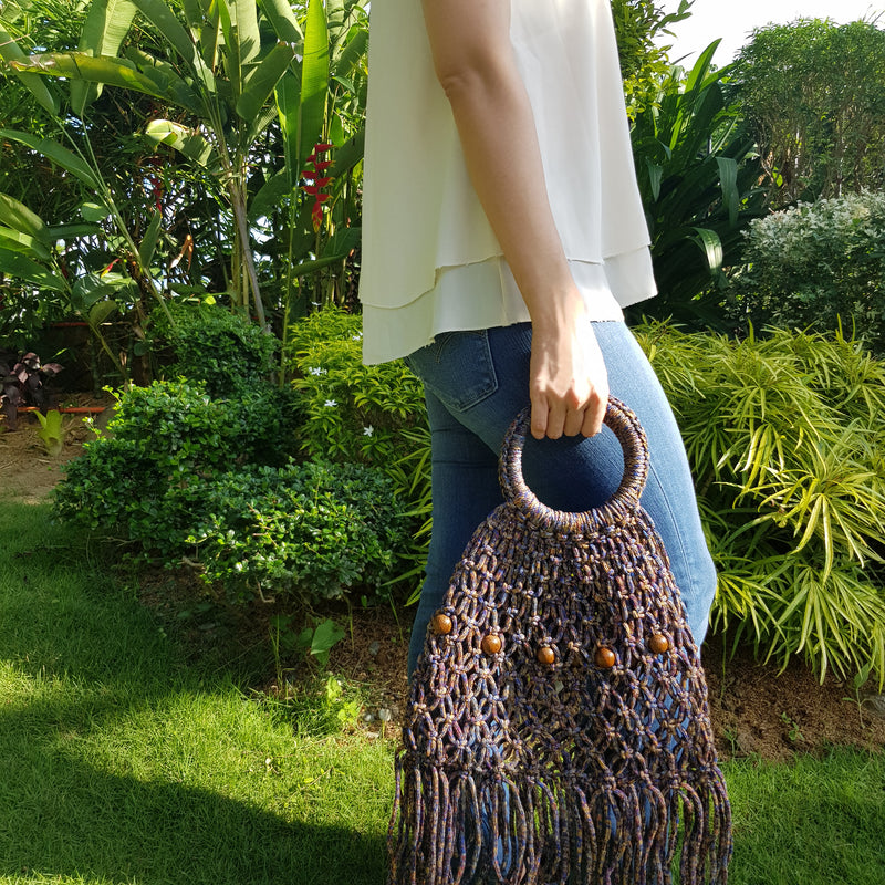 Flordeliz Net bag (Blue) - Island Girl