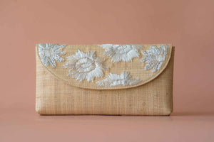 Casey Embroidered Envelope Clutch - Island Girl