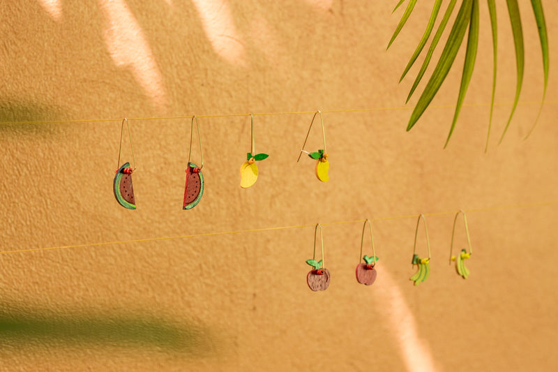 Dangling Mango Earrings - Island Girl