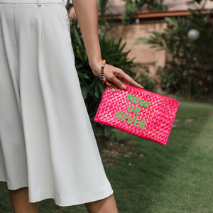 Quote Clutch: Now or Never - Island Girl
