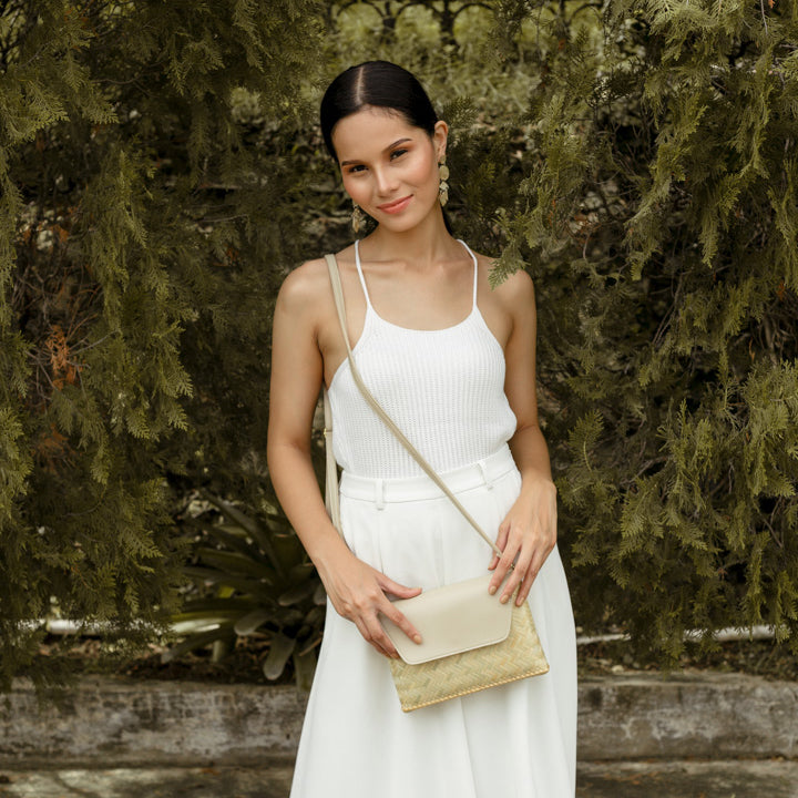The Bamboo Clutch in Natural - Island Girl