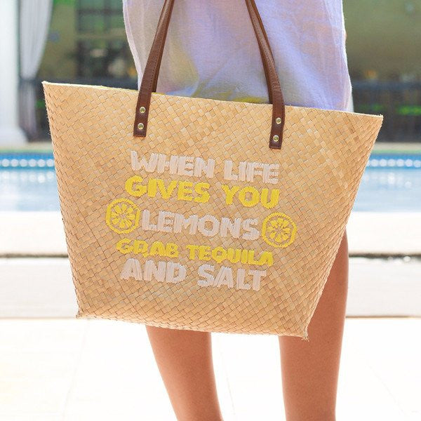 Quote Tote: When Life Gives You Lemons - Island Girl