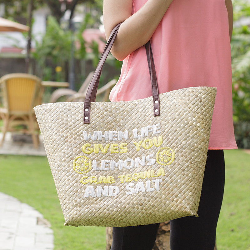 Quote Tote: When Life Gives You Lemons - Island Girl