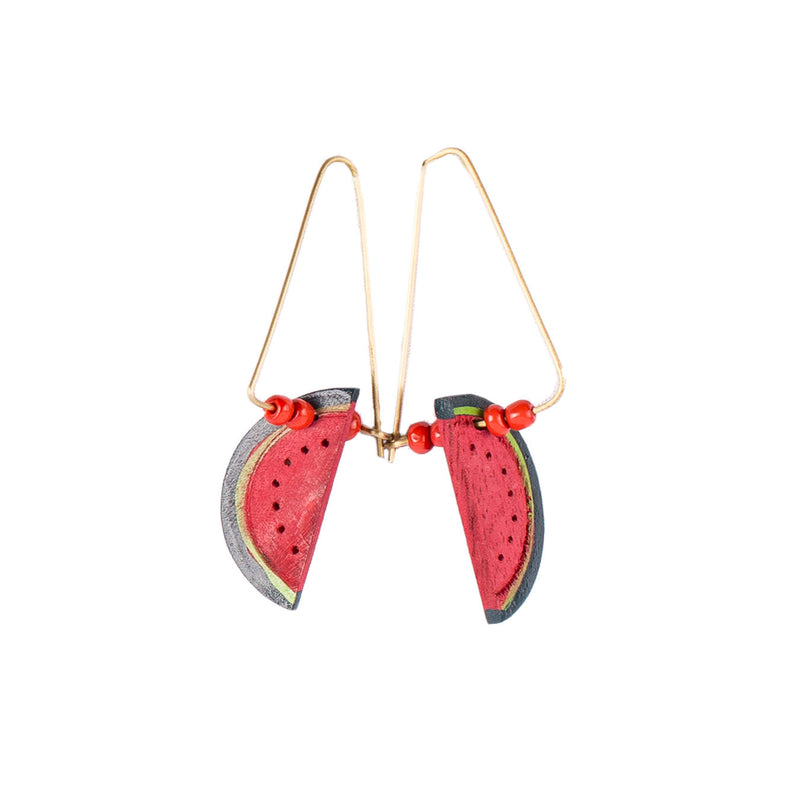 Dangling Watermelon Earrings - Island Girl