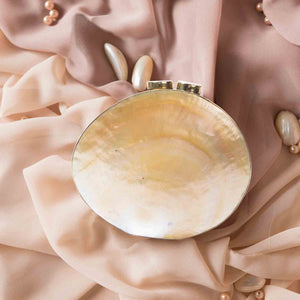 Alessa Mother of Pearl Clutch - Island Girl