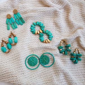 Madeline Earrings in Turquoise - Island Girl